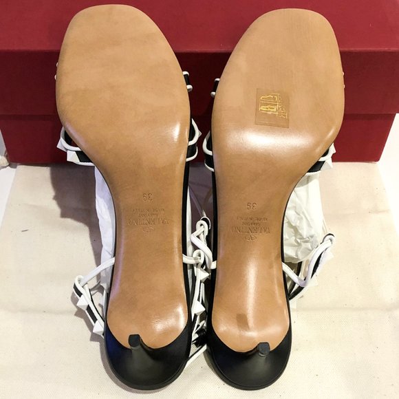 Free Rockstuds Ankle Wrap Heel Sandals - Picture 10 of 12